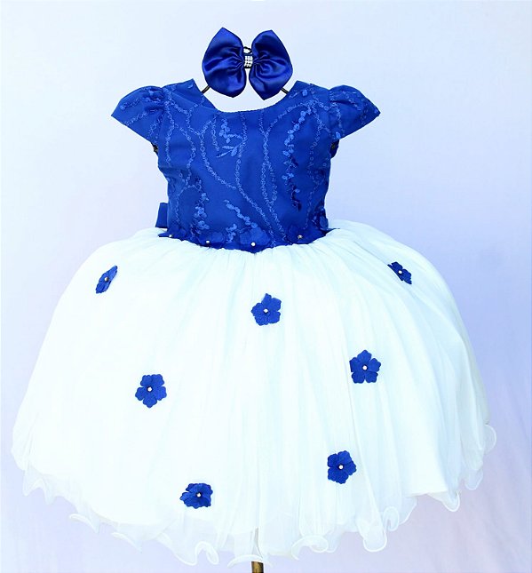 Vestido Floral Azul