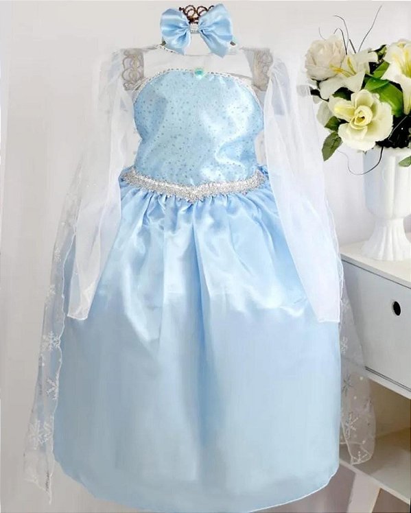 Vestido Elsa Frozen