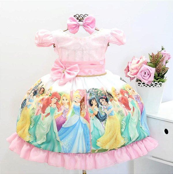 Vestido Princesas Pimenta Rosa