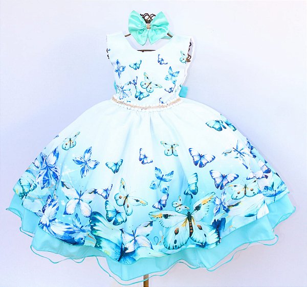 Vestido Borboleta  Tiffany
