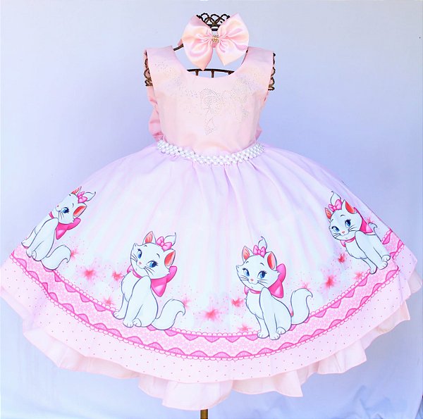 Vestido Infantil Marie Festa Princesa Baby Luxo Feminino