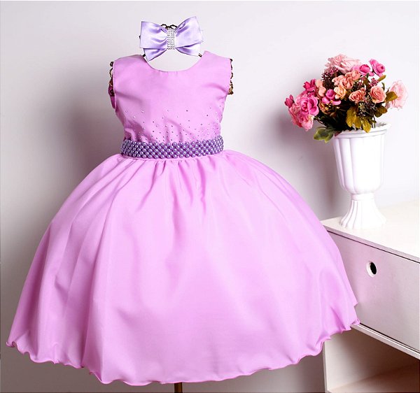 Vestido Lilás Perola