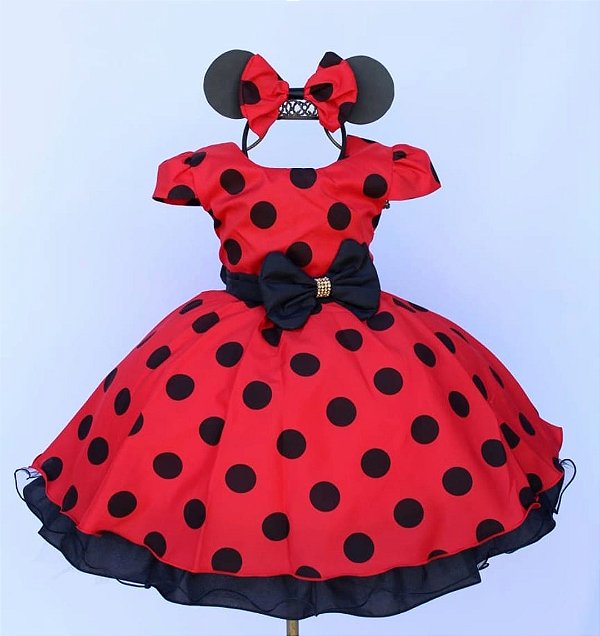 Vestido Joaninha Poá