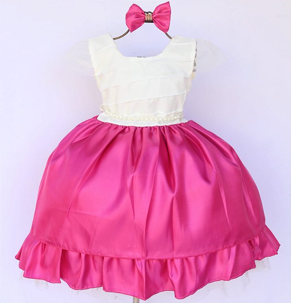 Vestido Pink E Off