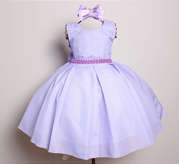 Vestido Lilás Regata