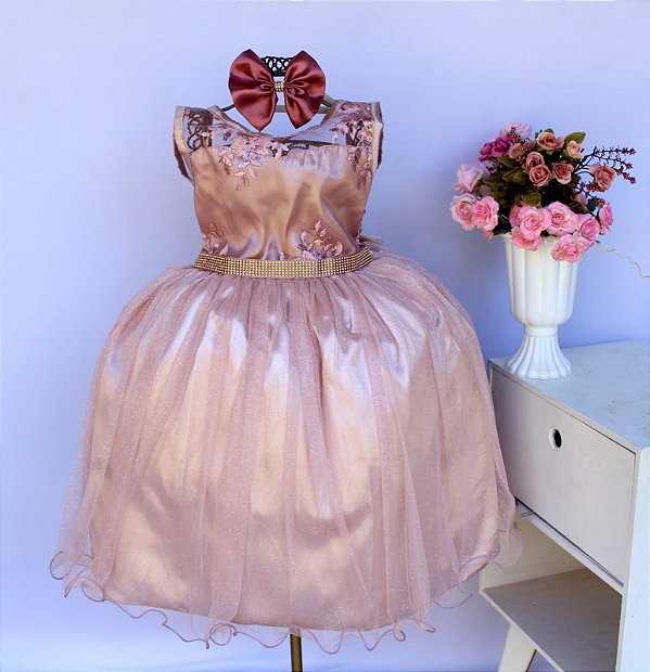 Vestido Rose Regata