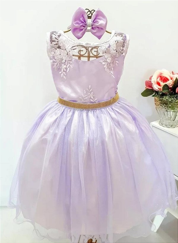 Vestido Lilas Regata
