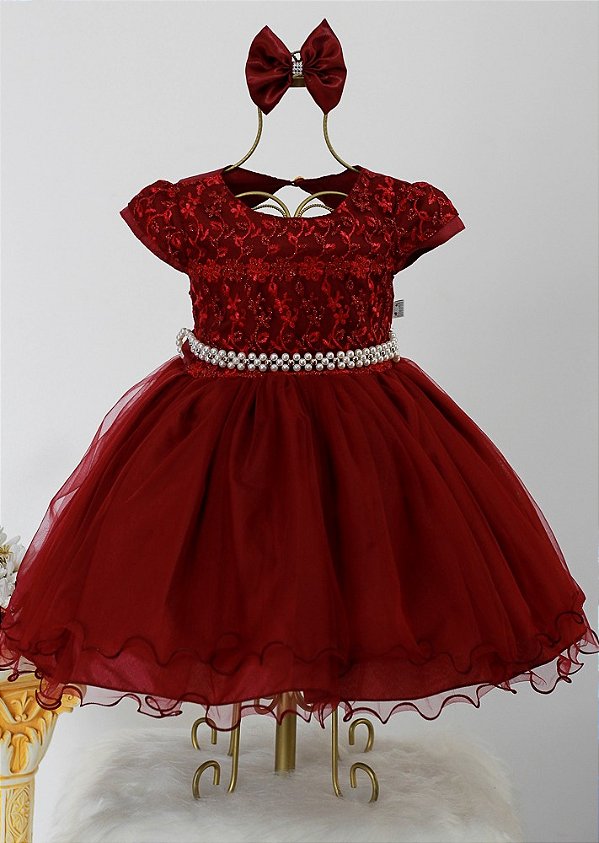 Vestido Marsala Mariê