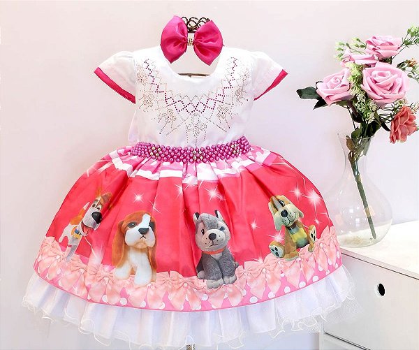 Vestido Cachorrinhos Mariê