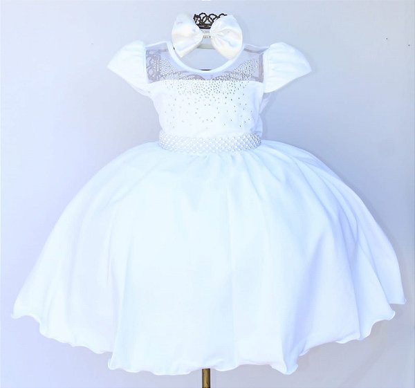Vestido Branco Perola