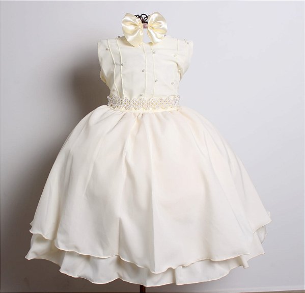 Vestido Regata Creme