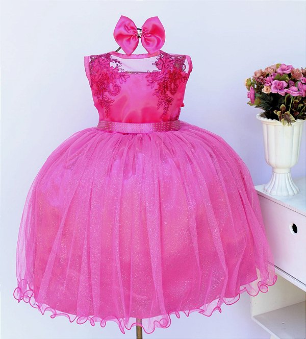 Vestido Regata Pink Brilho