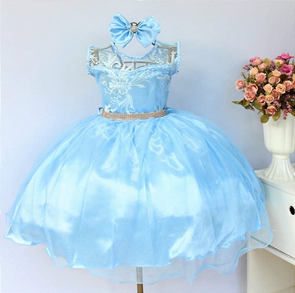 Vestido Regata Azul Claro