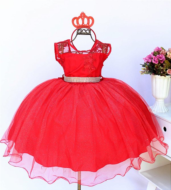 Vestido Regata Vermelho Brilho