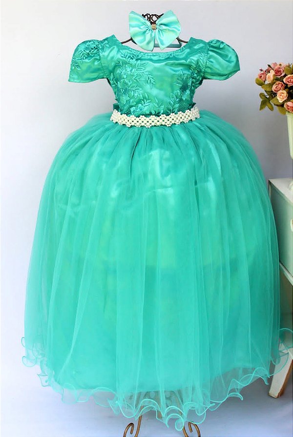 Vestido Verde Longo