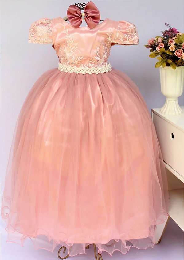 Vestido Rose Longo
