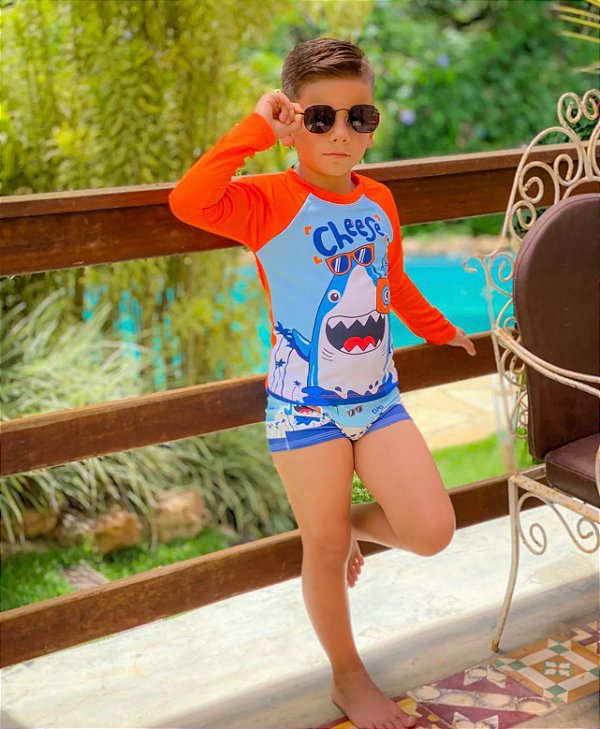 Conjunto Praia Camiseta e Sunga