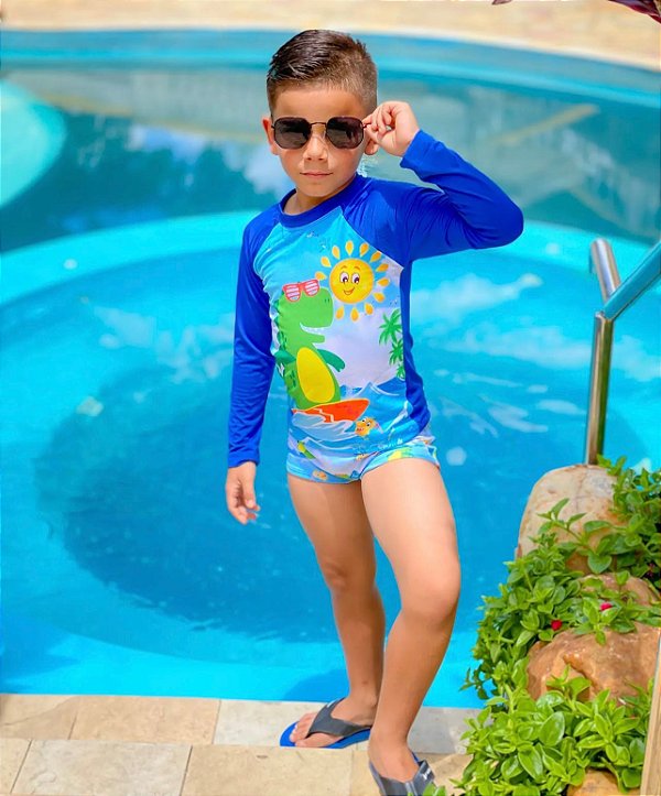 Conjunto Praia Camiseta e Sunga