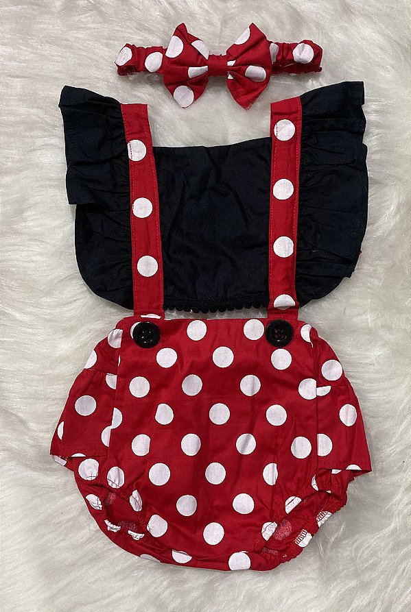 Romper Minnie Vermelho