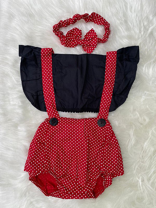 Romper Minnie Vermelho