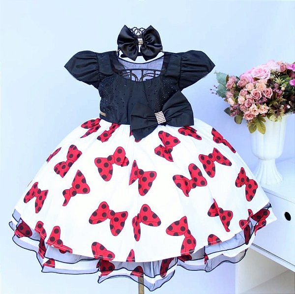 Vestido Minnie Laço