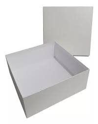 Caixa Rígida Cartonada 30 X 30 x 10 Branco