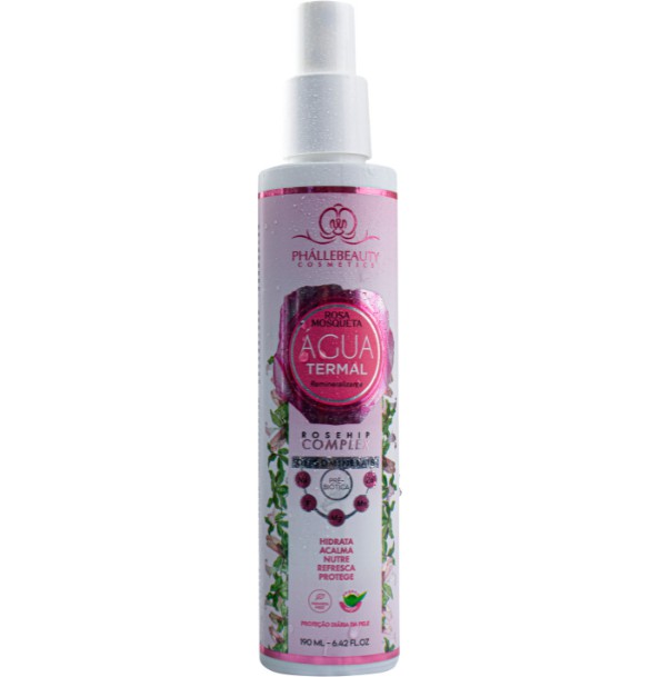 Água Termal - Rosa Mosqueta - Phállebeauty