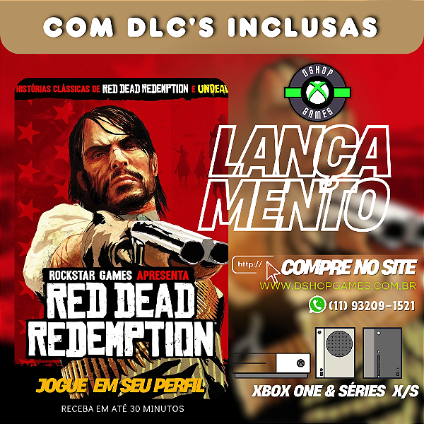 Red Dead Redemption 1 Complete Editon - Xbox One & Series - Mídia Digital