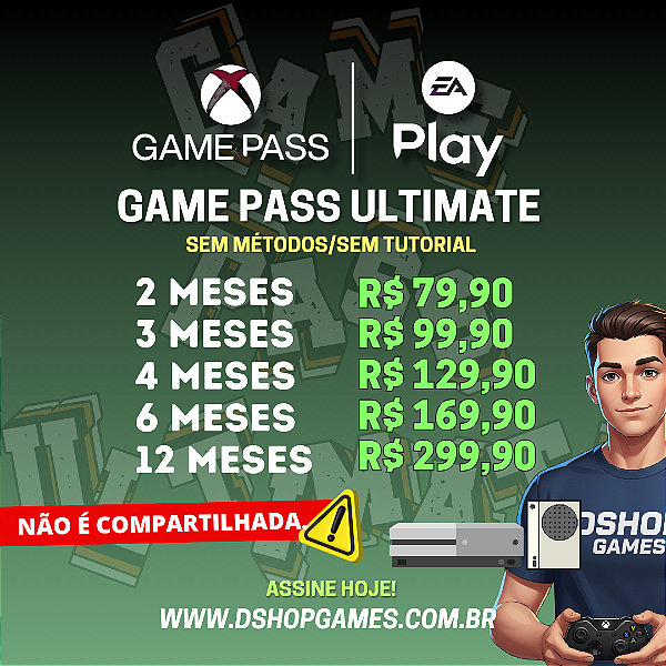 Xbox Game Pass Ultimate - Exclusiva 🎮