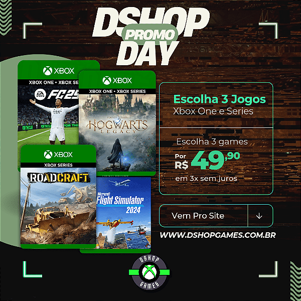 Promoção 3 Jogos Xbox 🔥