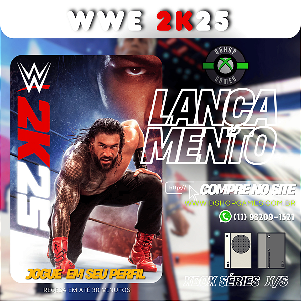 Wwe 2k25 Xbox Series - Mídia Digital