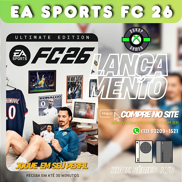 Ea Sports FC 26 - Xbox One & Series - Mídia Digital