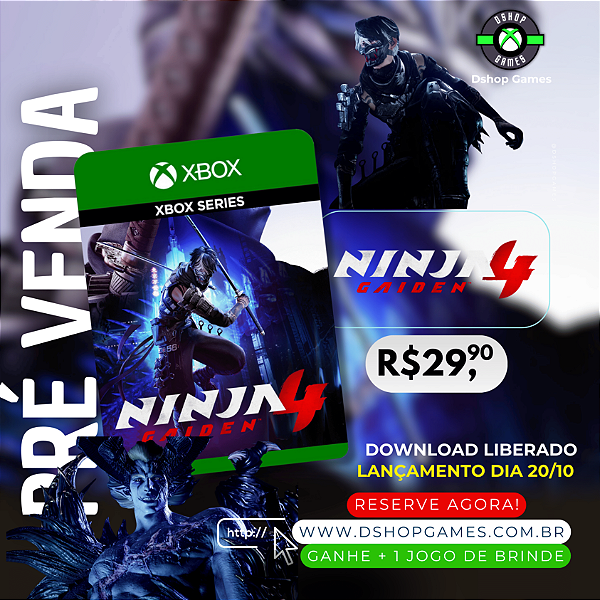 Ninja Gaiden 4 - Xbox Series S/X Mídia Digital