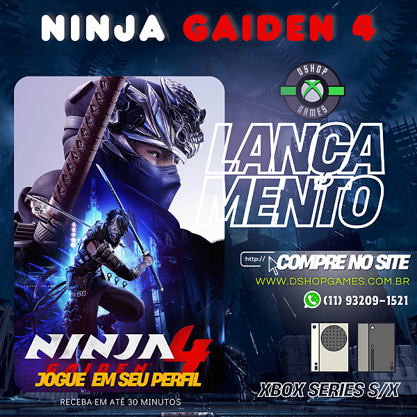 Ninja Gaiden 4 - Xbox Series S/X Mídia Digital