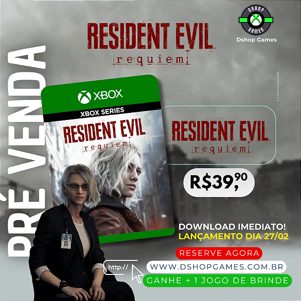 Resident Evil Requiem - Xbox Series S/X Mídia Digital