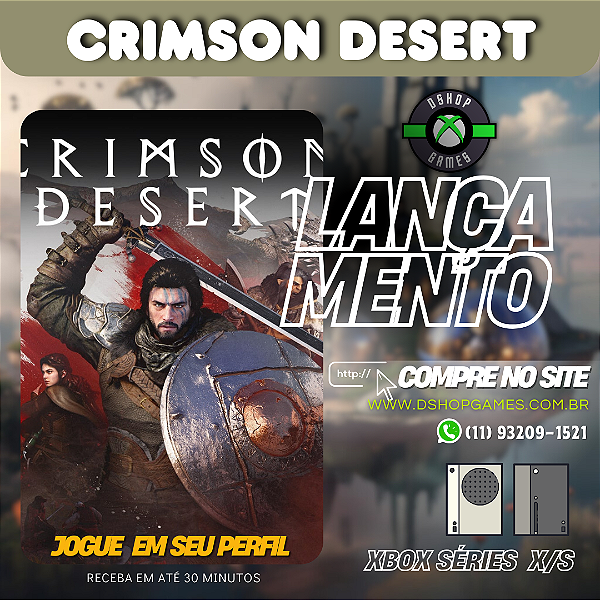 Crimson Desert - Xbox Series S/X Mídia Digital