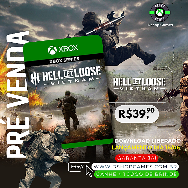 Hell Let Loose: Vietnam - Xbox Series S/X Mídia Digital