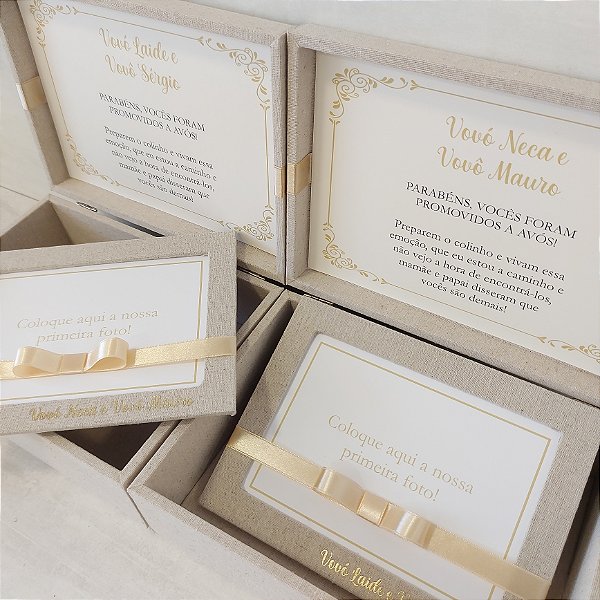 Caixa revelação de gravidez – Porta retratos