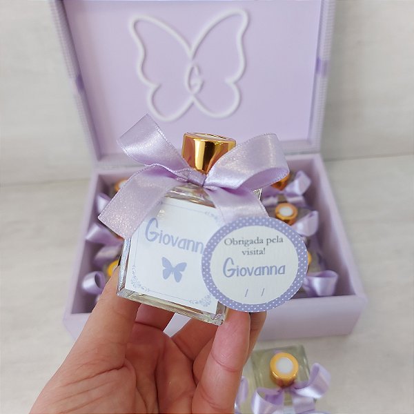 Caixa personalizada com 12 aromatizadores de ambiente 50ml – aroma infância