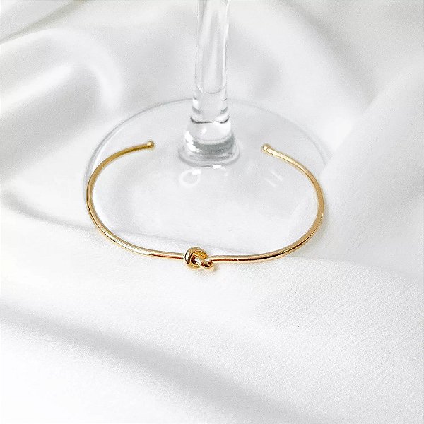 Bracelete Nó - Dourado