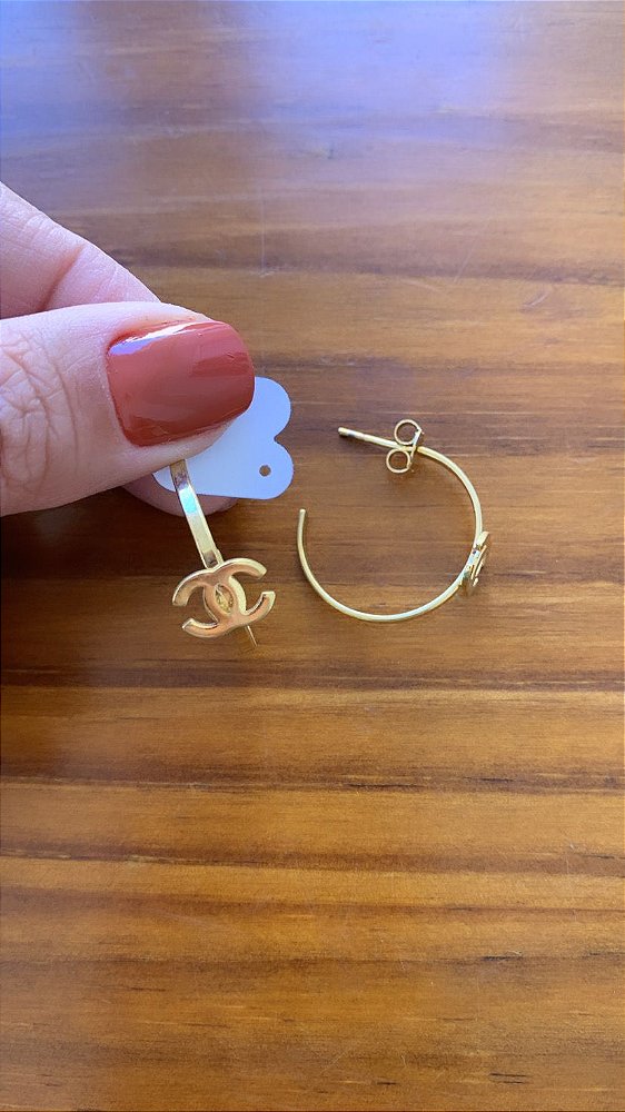 Brinco argola dourado G