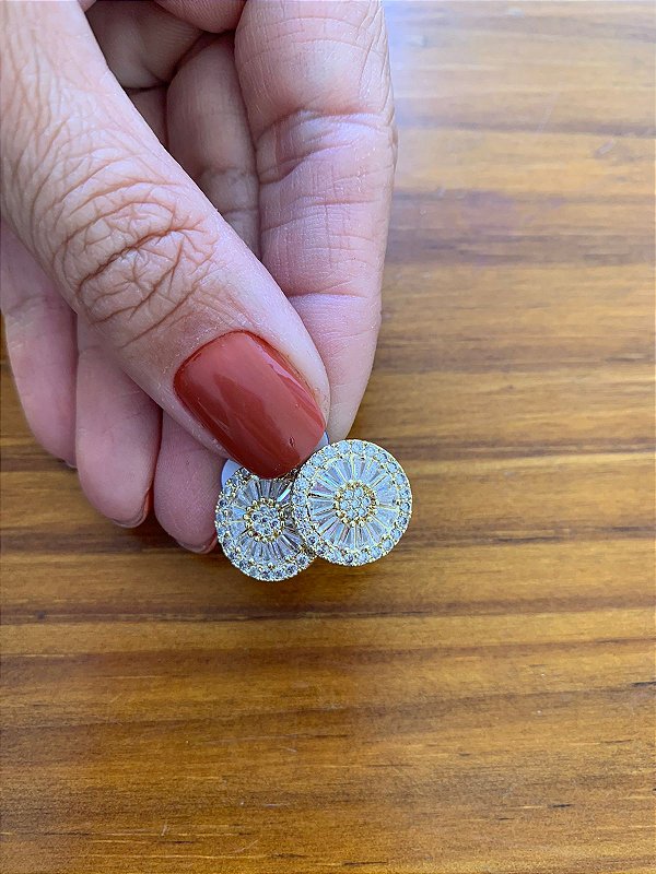 Brinco pizza dourado