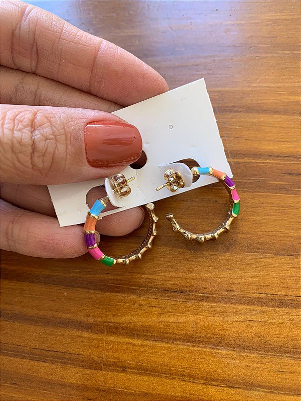 Argola resinada colors