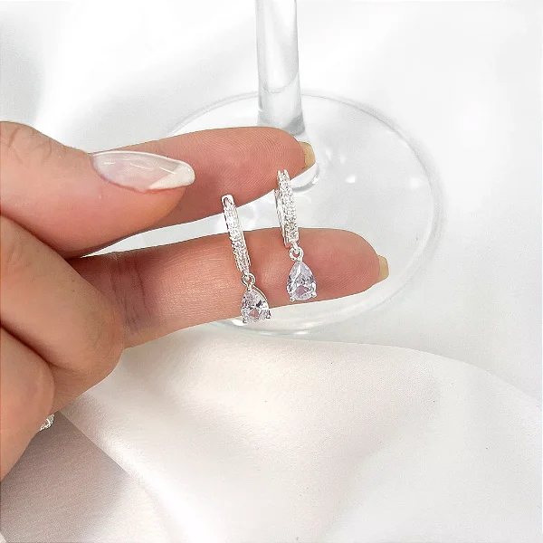 Argolinhas Cravejadas - gotinha