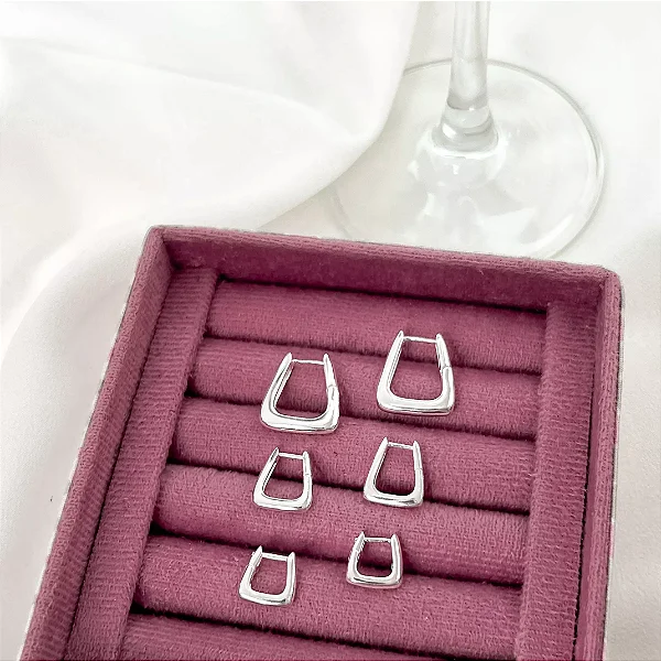 Trio Argolas Triangular