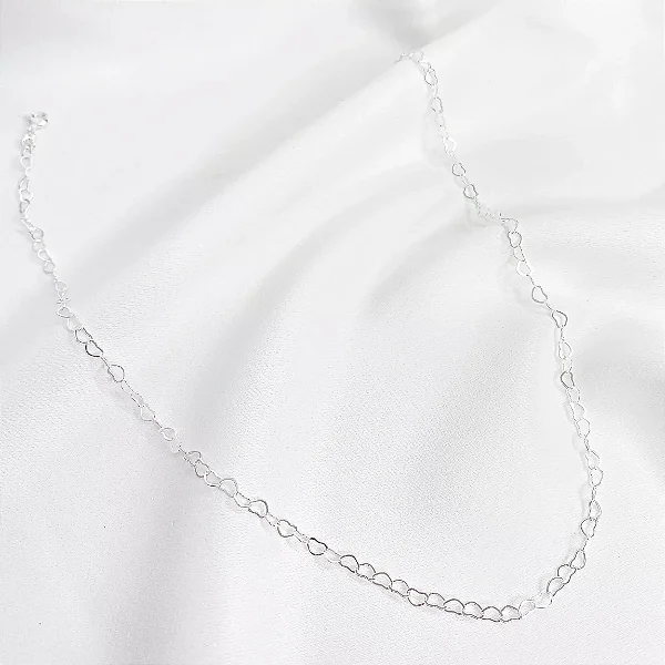 Choker elo de coração