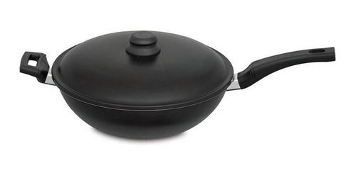 03208 Panela Wok Antiaderente Criativa Ref.014010 Nigro