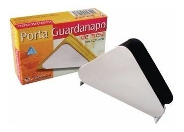 Kit Com 8 Porta Guardanapos Triangular Inox Metal Globo