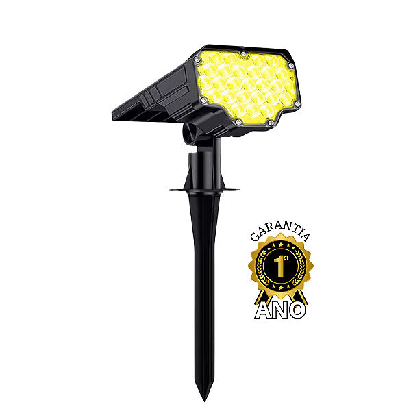 LUZ SOLAR PARA JARDIM LUZ 3000K