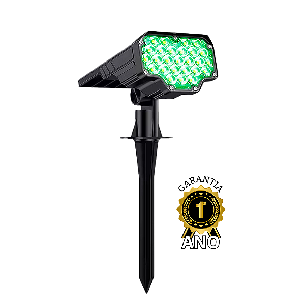 LUZ SOLAR PARA JARDIM VERDE